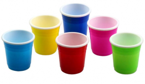 DOUBLE WALL PLASTIC SHOT CUP